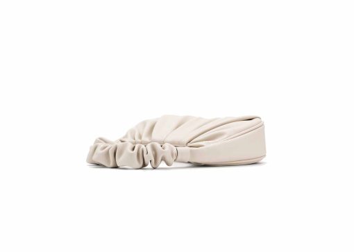 JW Pei Gabbi Ruched Hobo Handbag Ivory