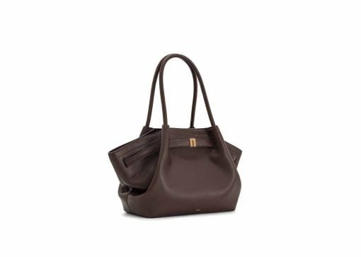 Jw Pei Hana Medium Tote Bag Dark Brown