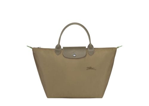 Longchamp Le Pliage Green M Handbag Artichoke