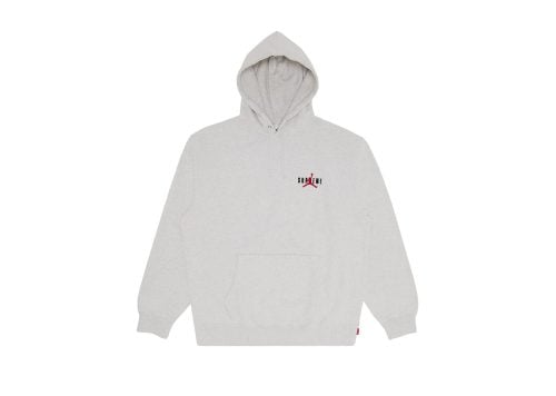 Nike Air Supreme Jordan Hooded Sweatshirt Ash Grey