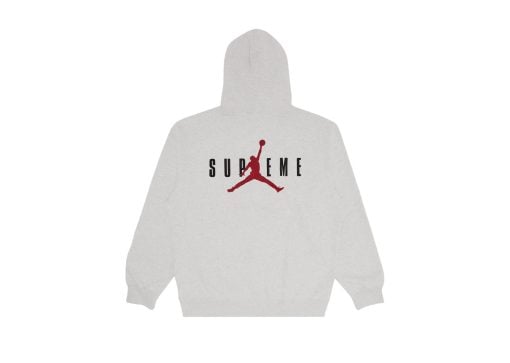 Nike Air Supreme Jordan Hooded Sweatshirt Ash Grey