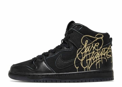 Nike SB Dunk High FAUST Black Gold DH7755-001