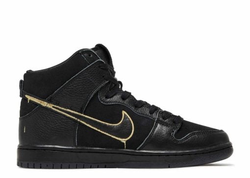 Nike SB Dunk High FAUST Black Gold DH7755-001