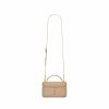 Saint Laurent Gaby Vanity Bag In Lambskin Dk Toffee