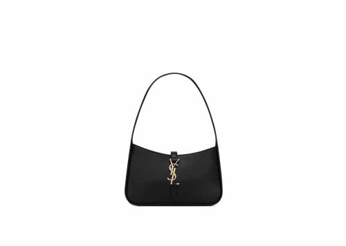 Saint Laurent Mini Le 5 À 7 In Smooth Leather Noir