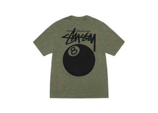 Stussy 8 Ball Pigment Dyed Tee Olive