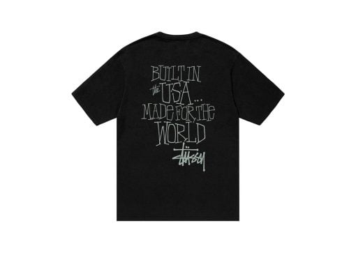 Stussy Built In USA Pigment Dyed Tee Black