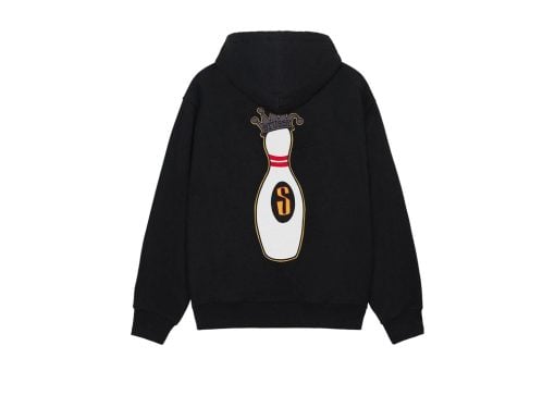 Stussy Kingpin Zip Hoodie Black