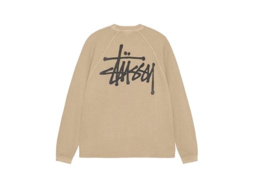 Stussy Raglan Thermal LS Crew Sand