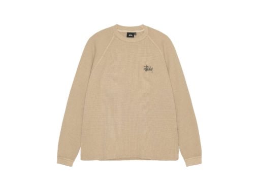 Stussy Raglan Thermal LS Crew Sand