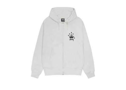 Stussy Regal Crown Zip Hoodie Fog