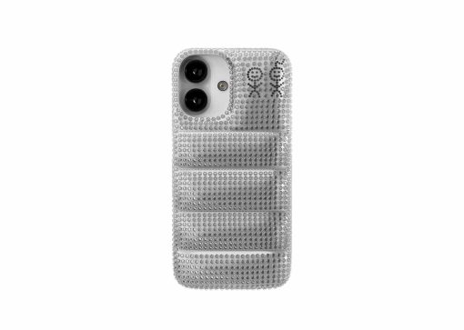 Urban Sophistication The Puffer Case Rhinestones in Silver