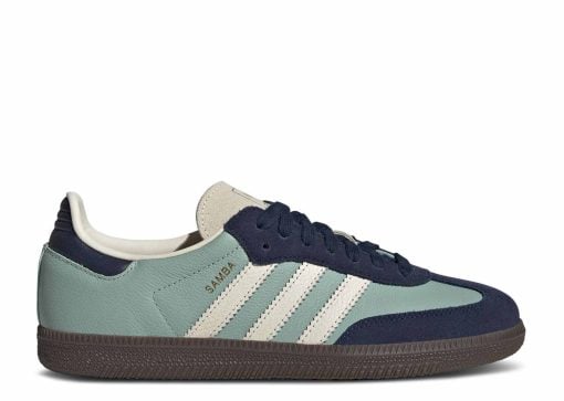 adidas Samba OG Hazy Green Night Indigo JI4208