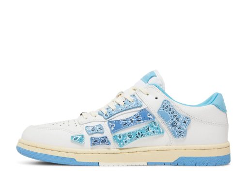 AMIRI Skel Top Low Bandana White Light Blue