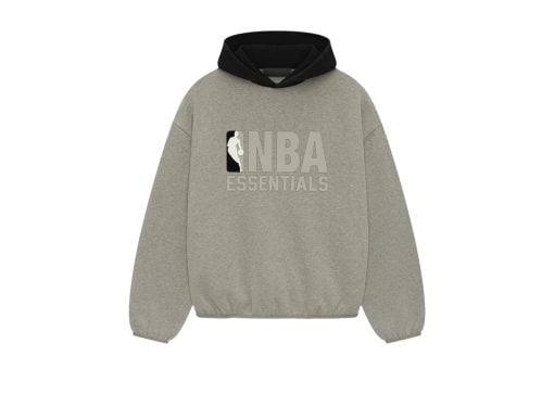 Fear of God Essentials NBA Hoodie Warm HeatherBlack