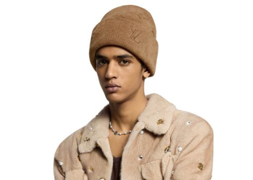 Louis Vuitton LV Crush Monogram Beanie Camel