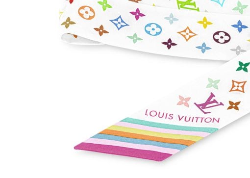 Louis Vuitton x Takashi Murakami Monogram Multicolor Bandeau BB White Multicolored