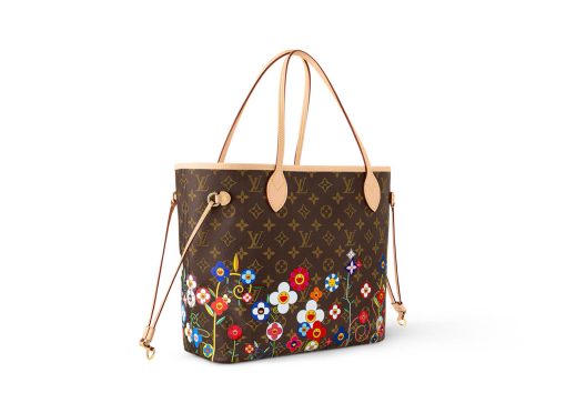 Louis Vuitton x Takashi Murakami Neverfull MM Superflat Monogram