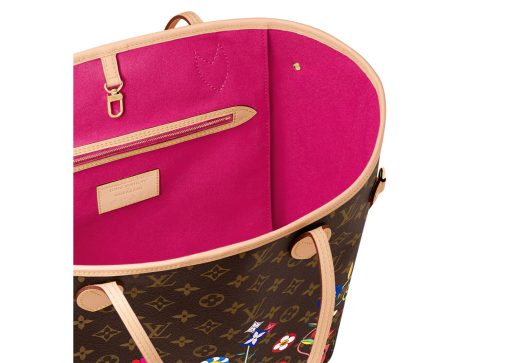 Louis Vuitton x Takashi Murakami Neverfull MM Superflat Monogram