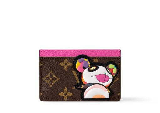 Louis Vuitton x Takashi Murakami Panda Card Holder Monogram