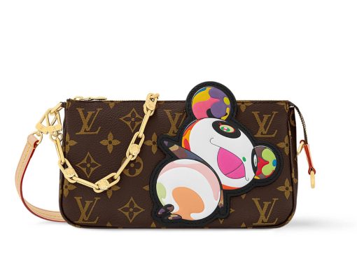 Louis Vuitton x Takashi Murakami Panda Pochette Accessories Monogram