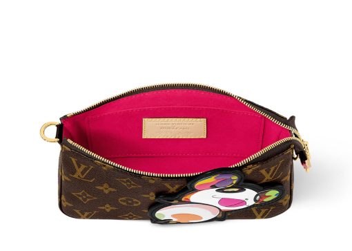 Louis Vuitton x Takashi Murakami Panda Pochette Accessories Monogram