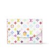 Louis Vuitton x Takashi Murakami Rosalie Coin Purse White Multicolored