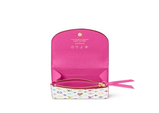 Louis Vuitton x Takashi Murakami Rosalie Coin Purse White Multicolored