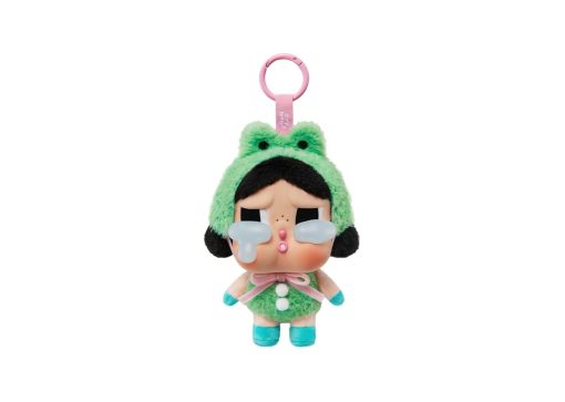 Pop Mart CryBaby Crying Again Series What A Frog Vinyl Face Plush
