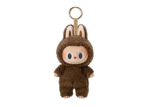 Pop Mart Labubu The Monsters Tasty Macarons Chestnut Cocoa Vinyl Plush Pendant