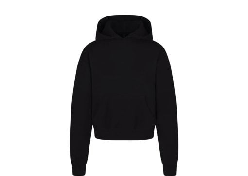 SKIMS Cotton Fleece Classic Hoodie Onyx