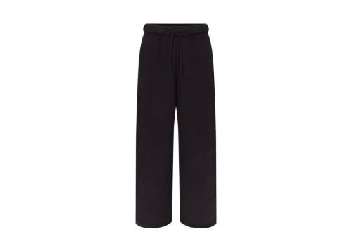 SKIMS Cotton Fleece Classic Straight Leg Pant Onyx