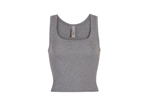 SKIMS Soft Lounge Tank Heather Grey