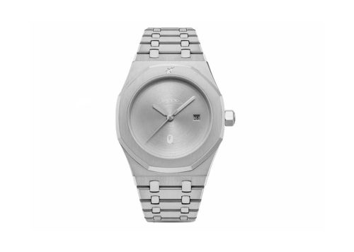 BAPE Type 9 BAPEX Watch Silver