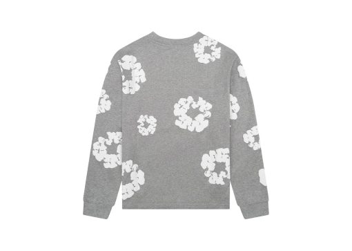 Denim Tears Long Sleeve Cotton Wreath T-shirt Grey
