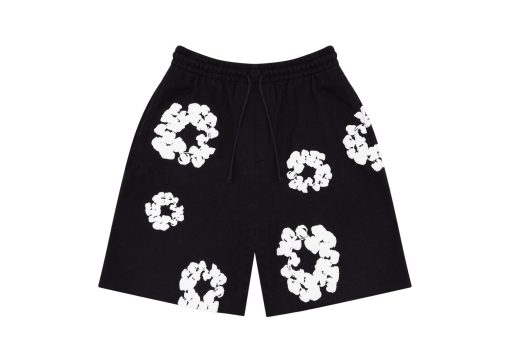 Denim Tears The Cotton Wreath Shorts Black