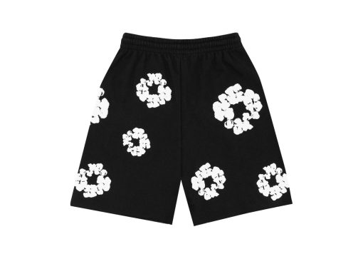 Denim Tears The Cotton Wreath Shorts Black