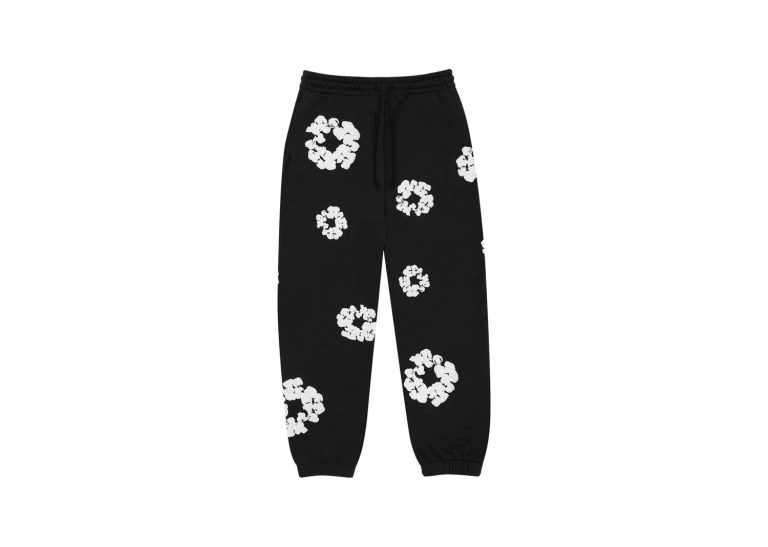 Denim Tears The Cotton Wreath Sweatpants Black