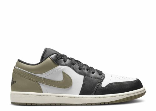 Nike Air Jordan 1 Low Black Toe Medium Olive 553558-092