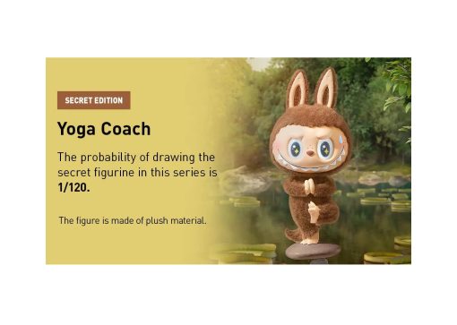 Pop Mart Labubu The Monsters Lazy Yoga Series Figure Single Blind Box