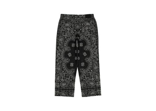 Supreme Bandana Jacquard Baggy Jean Black