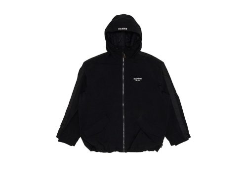 Supreme GORE-TEX Stripe Hooded Jacket Black