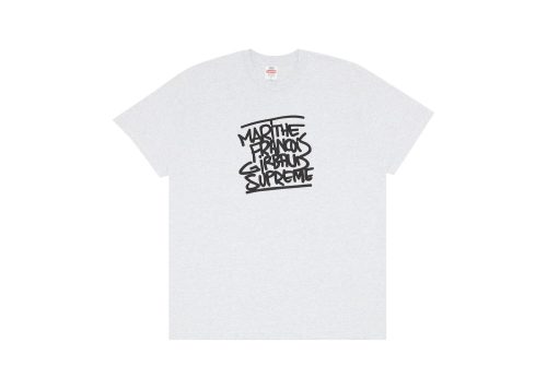 Supreme Marithé + François Girbaud Tee Heather Grey