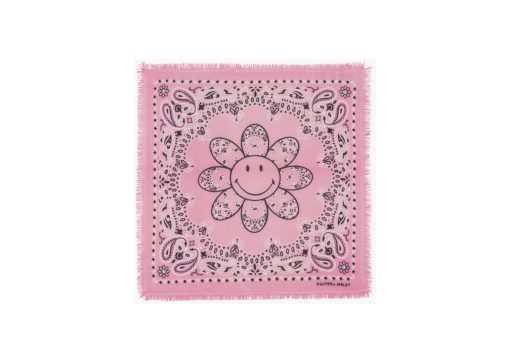 kujten bandana hachi bico smiley bubblegum pink