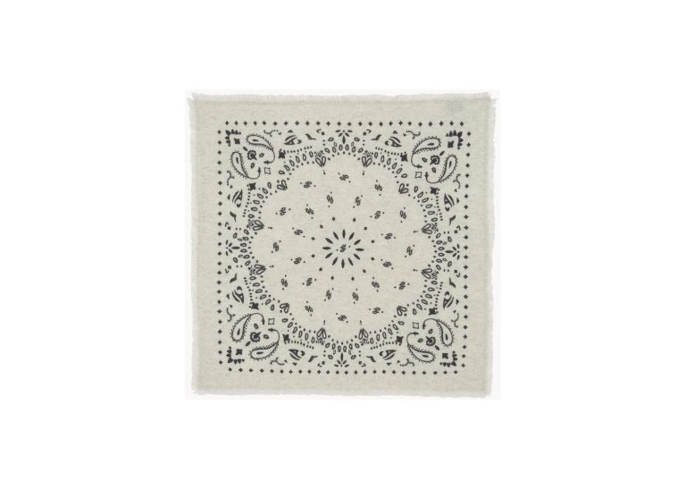 Kujten Small Bandana Hachi Oats White