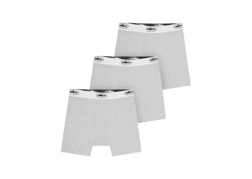 Corteiz Alcatraz Boxers Grey