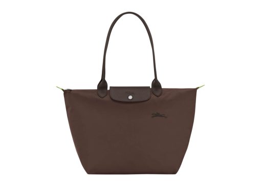 Longchamp Le Pliage Green L Tote Bag Mocha