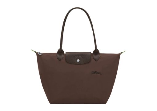 Longchamp Le Pliage Green M Tote Bag Mocha