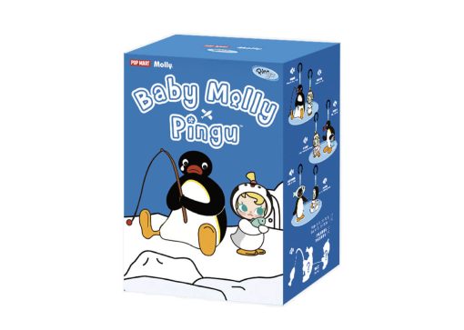 Pop Mart Baby Molly x Pingu Happy Fishing Series Plush Pendant Blind Box