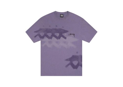 Stussy Low Tide Tee Pigment Dyed Grape